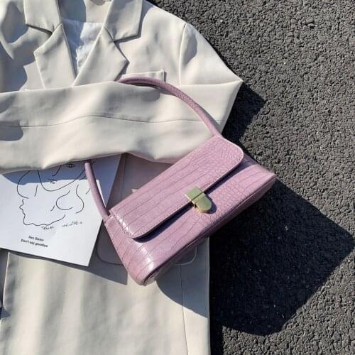 OLSITTI Crocodile Bags For Women 2020 Fashion Pu Leather Handbags Brand Small Clutches Vintage Luxury Designer Tote Bag