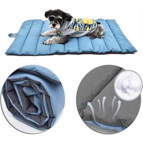 110x68cm Waterproof Outdoor Pet Mat Portable Reversible Breathable Dog Bed Large Dogs Cat Puppy Mattress