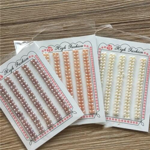 10PAIRS loose beads freshwater pearl WHITE PINK PURPLE 3/4/6/8/10mm coin HALT HOLE earrings FPPJ wholesale DIY jewelry