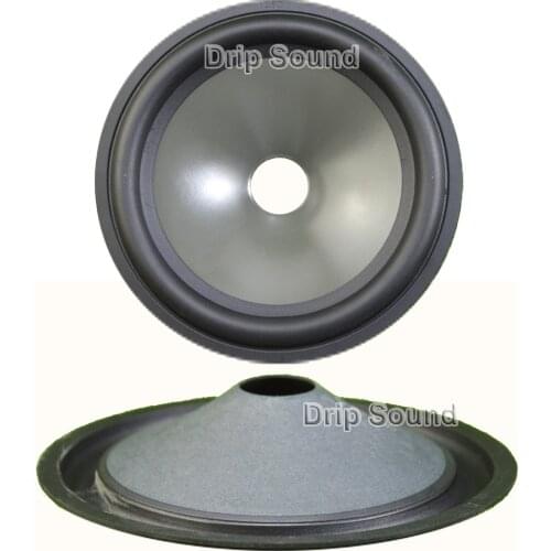 2pcs 5" inch 125mm 19mm Core Speaker Cone Paper Basin Woofer Drum Paper Rubber Edge Trumper Bass Repair Parts