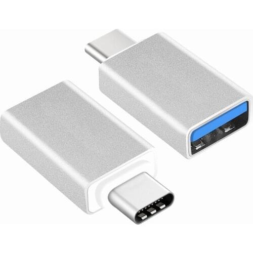 2PCS USB-C To USB 3.0 Adapter Type C for Samsung Galaxy S20 S21 Plus Note 20 Ultra Huawei P40 Pro Xiaomi Mi Type-C OTG Adaptador