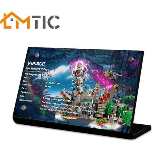 Acrylic display stand suitable for model 71747 keepers' Villages building block toys. Gifts for children