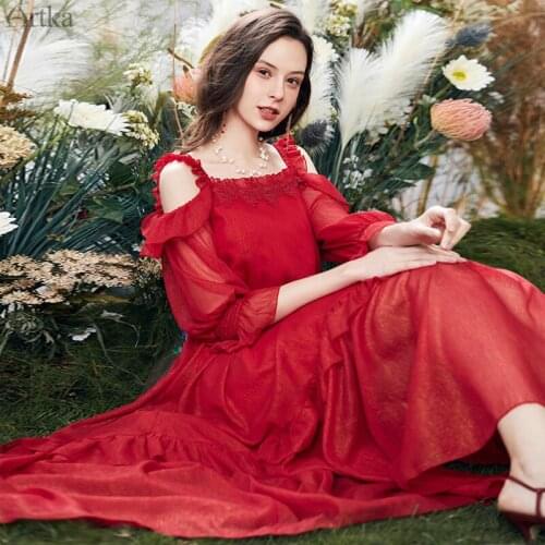 Красные летние платья Artka China At AliExpress