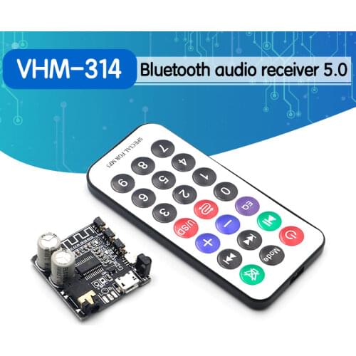 VHM-314 V3.0 Bluetooth Audio Receiver board Bluetooth 5.0 mp3 lossless decoder board with EQ mode and IR control