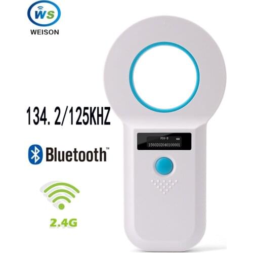 Bluetooth with Pet Scanner ISO11784/5 Animal Pet ID Reader Chip Transponder USB Handheld Microchip Scanner for Dog Cat Horse