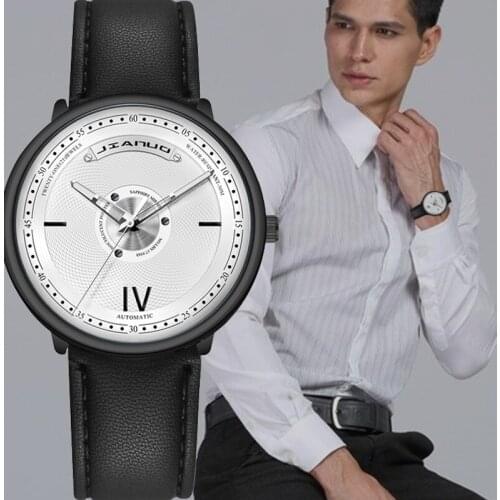 Top Luxury Brand Quartz Watches for Men Living Waterproof Analog Watch Leather Belt Wristwatches for Men Male Clock Reloj Hombre