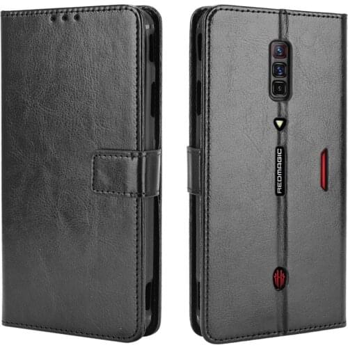 For ZTE nubia Red Magic 6 Pro Case For Red Magic 6 classic Flip Luxury PU Leather Phone Case For ZTE nubia RedMagic 6 Case Cover