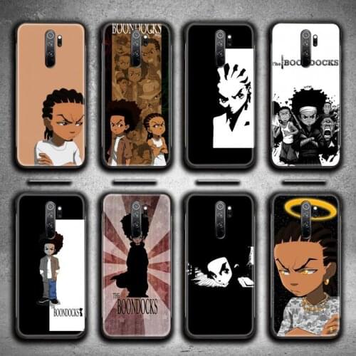Huey Freeman Boondocks Phone Case for Redmi 9A 9 8A 7 6 6A Note 10 9 8 8T Pro Max K20 K30 Pro