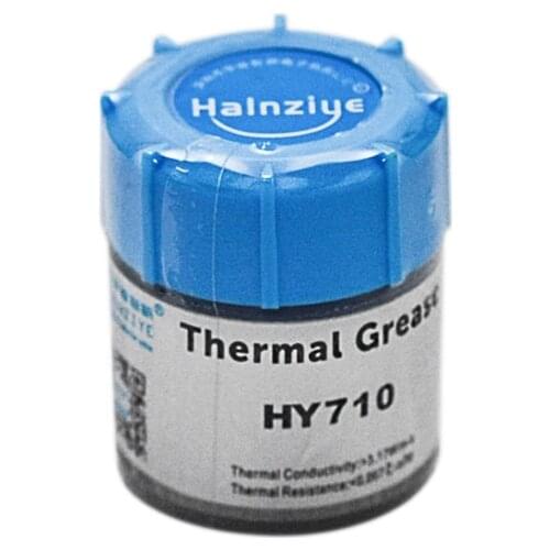 2Pc HY710 10g Silver Thermal Grease Silicone Grease Conductive Grease Paste For CPU GPU Chipset Cooling Compound Silicone