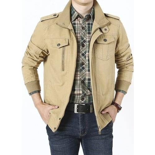 Spring Fashion cotton jacket business men Solid color outfit casual outfit for man 3 color outwear clothing tops plus size 5XL6X