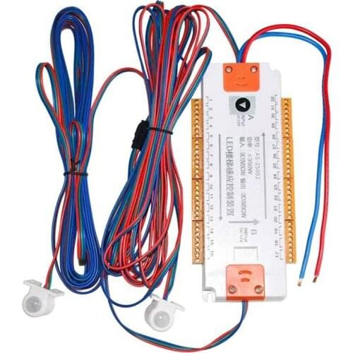 Stair LED Motion Sensor Light Strip 32 Channel Dimming Light Indoor Motion Night Light 12V/24V Flexible LED Strip Light