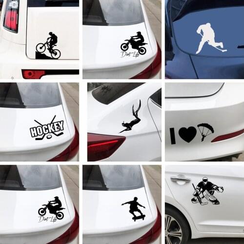 Sport Car Stickers Decals Cars Sticker Decoration Bike Basketball Hockey Soccer Motorcycle Auto Vinyl Sticker