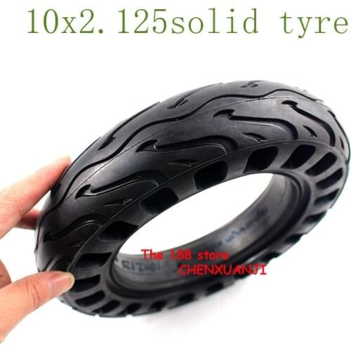 NEW DESIGN Electric Scooter Tires 10x2.125 Solid Tyre 10*2.125 for 8/10 inch Electric Scooter Accessory