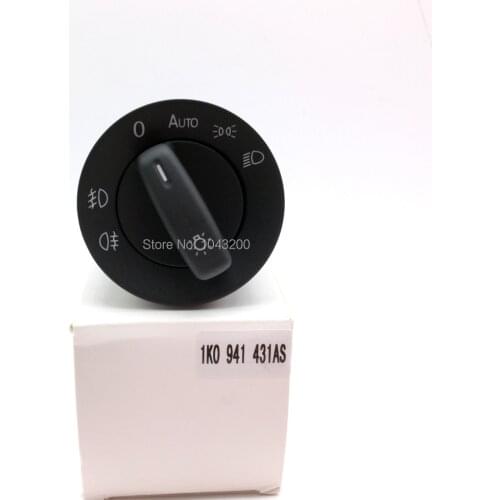 1K0941431AS New Head Light Switch Head Lamp Switch For VW Caddy Golf 5 Plus Jetta Passat 3C Touran 1T1 OE# 1K0 941 431AS