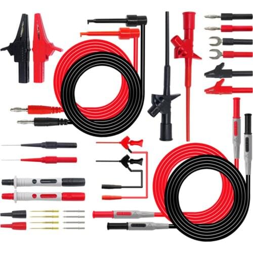 Wire Probe Testor Wires IC Test Hook And Test Line 4mm P1600D Multimeter Multifunction Test Lead Kit 4mm Banana Plug Test Cable