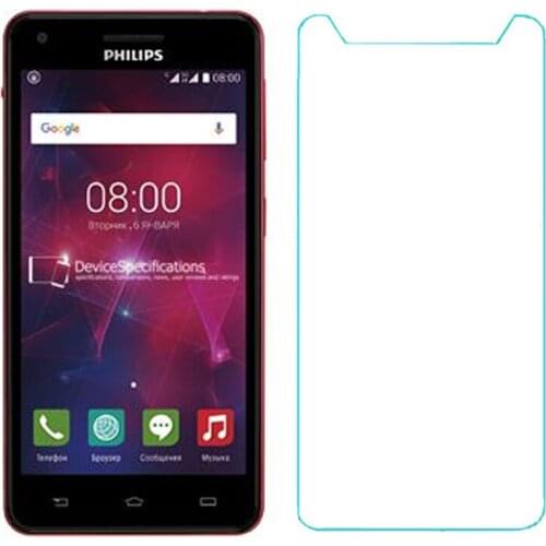 Tempered Glass for Philips Xenium V377 Explosion-proof Protective Front Film Screen Protector mobile for Philips Xenium V 377