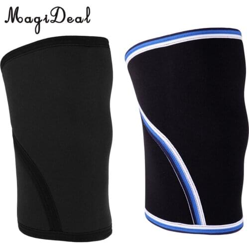1 x Knee Brace Support Heavy Duty 7mm Neoprene Sport Compression Sleeve for Weightlifting, Powerlifting & Cross Training