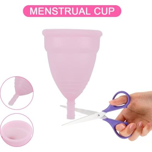 1Pcs Medical Grade Silicone Menstrual Cup Feminine Hygiene Reusable Women Health Period Cup Menstrual Lady Cup