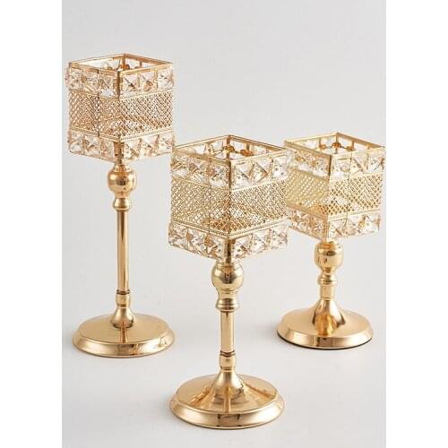 1pcs Fashion Wedding Exquisite Candelabros Table Candle Holder Party Home Decoration Stand Candle Holders