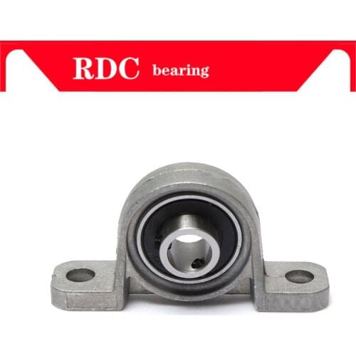 10pcs Zinc Alloy Diameter 8mm 10mm 12mm 17mm Bore Ball Bearing Pillow Block Mounted Support KP08 KP000 KP001 kp003 kp005 kp006