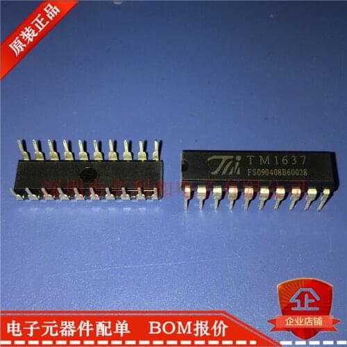 100% New Original In Stock TM1637 1637 DIP20 10pcs/lot