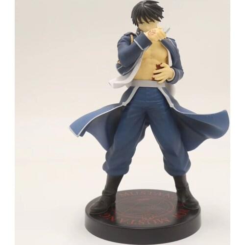 Anime Fullmetal Alchemist Flame Alchemist Roy Mustang PVC Action Figure Collectible Model Kids Toys Doll Gifts