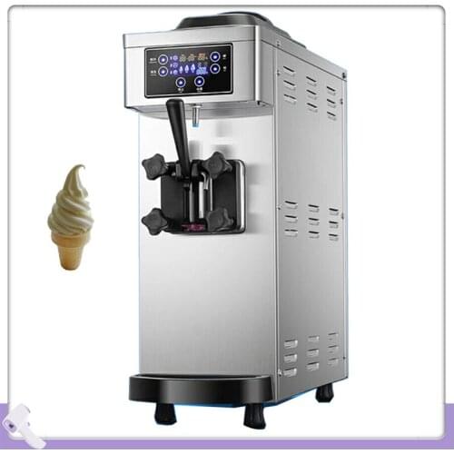 Soft Ice Cream Machine Desktop Stainless Steel Ice Cream Maker With Dessert Ice Cream Machine 110V 220V