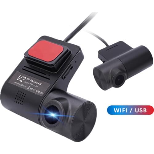 WiFi Car DVR Dashboard Dash Camera 140 Degree Lens 720P HD Night Vision Dashcam Digital Video Recorder Registrar Motion Detector