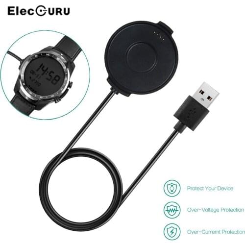 Quick Charger For TicWatch Pro Smart Watch USB Data Sync Charging Dock Cradle 1M Magnetic Charging Cable For Ticwatch Pro Watch