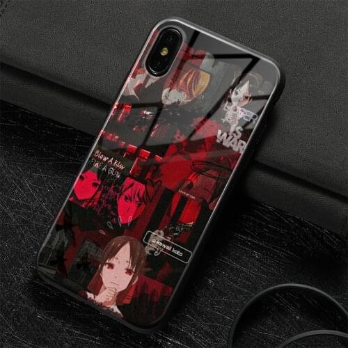 Kaguya sama love is war Anime poster Phone case For iPhone SE 6s 7 8 X Xr Xs 11 Pro Max Samsung S Note 10 20 Plus ultra cover