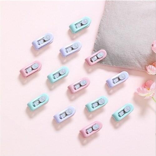 6pcs Quilt Holder Non-slip Quilt Cover Sheet Buckle Clip Invisible Household Quilt Corner Safety Needle-free Holder Tools