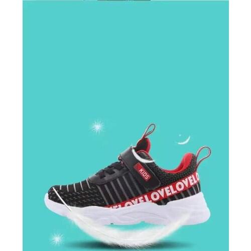 Childrens Spring Autumn Casual Shoe Boys Flying Woven Hollow Fish Mesh Sneakers Soft Comfortable Breathable Running Shoes 28-38