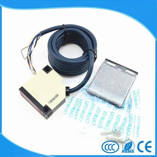 Photoelectric switch 4M E3JK-R4M1 Retroreflective photoelectric sensor AC90-250V 18*50*50