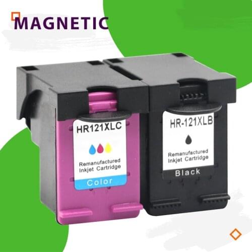 Magnetic Compatible Ink cartridge for HP121 for HP 121 photosmart C4683 C4783 Deskjet D2563 D1663 5563 F2530 F2545 F2560 Printer