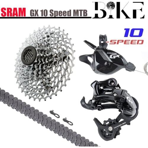 SRAM GX 10 Speed Four-piece combination Rear Derailleur Trigger Shifter Lever Right Rear Shift Lever Cassette11-28T 1030