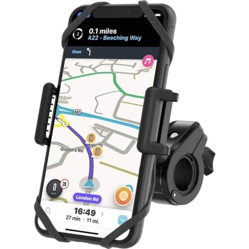 Bike Phone Mount Anti Shake 360 Rotation Bicycle Motorcycle Phone Mount for Handlebar Bike Accessories for Iphone 12