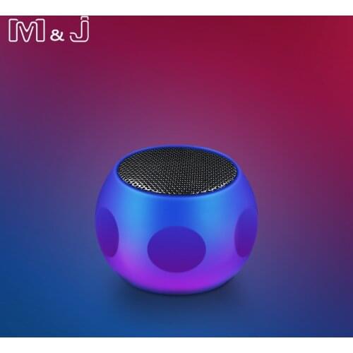 Portable Mini TWS Portable Bluetooth 5.0 Speaker True Wireless Stereo Subwoofer Handsfree Loudspeaker with Mic for Smartphones