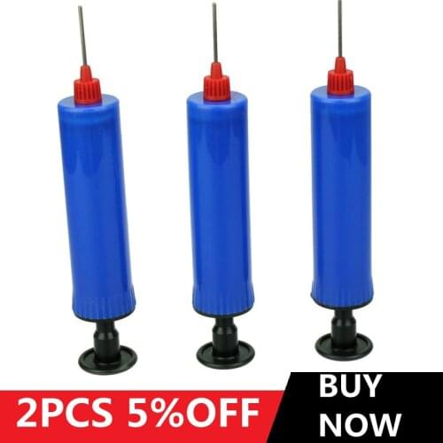 Mini Inflator Plastic Football Soccer Inflatable Ball Hand Air Pump Soccer Basketball Inflator Needle Soccer Balls Portable Pump