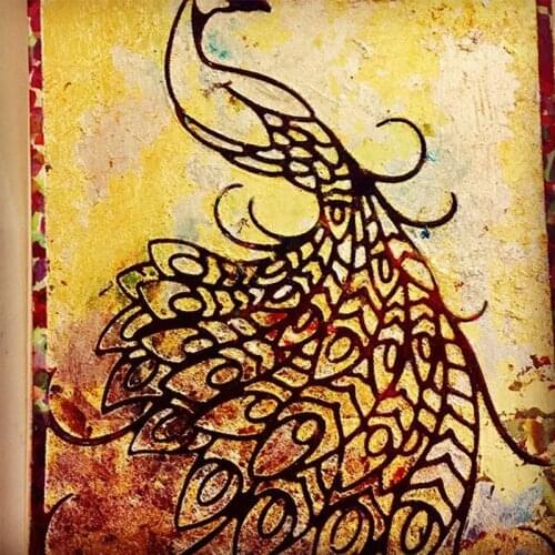 2020 New Dies 4 PCS Beautiful Peacock For DIY Scrapbooking Embossing Paper Cards Making Crafts Supplies Cutting Dies