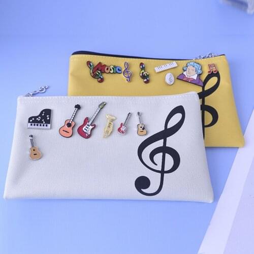 NEW! Creative Music Symbol Brooch Cute Piano Micro Chapter Musical Instrument Trinkets