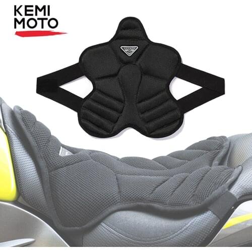 KEMiMOTO 3D Air Pad Motorcycle Seat Cushion Cover Universal Decompression Shockproof Breathable For Electric Bike For F800GS