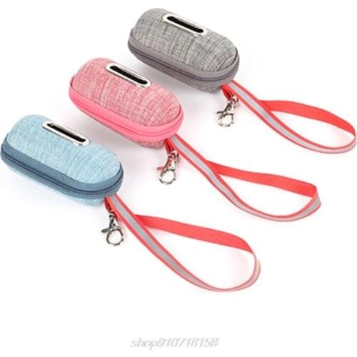 Portable Pet Dog Poop Bag Dispenser Puppy Pick-Up Bags Holder Pouch with Rope Cleaning Waste Garbage Box M06 21 Dropship
