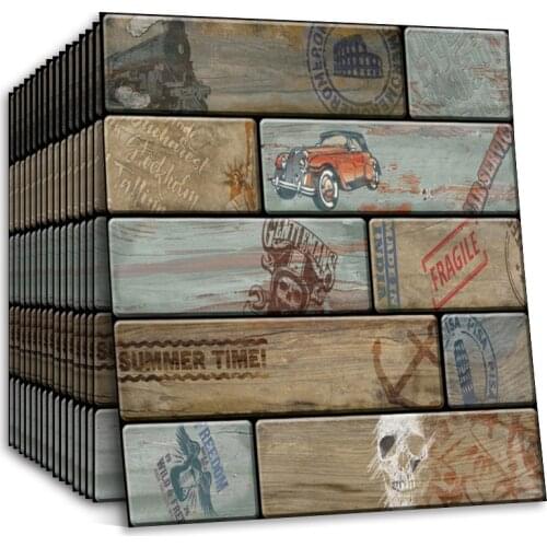 Reclaimed Peel and Stick Wallpaper Wood Removable Contact Prepasted Wall Adhesive Shelf Paper Plank Vintage Barnwood for Barber