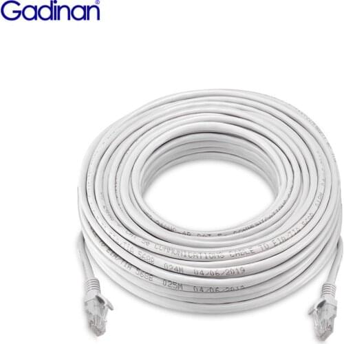Gadinan 10M 20M 30M 50M CAT5E Ethernet Network Cable RJ45 LAN cable For Network IP Camera Internet POE Camera System Kit