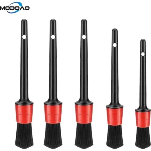 Car Detailing Brushes Cleaning Brush Set for Cleaning Wheels Tire Interior Exterior Leather Air Vents