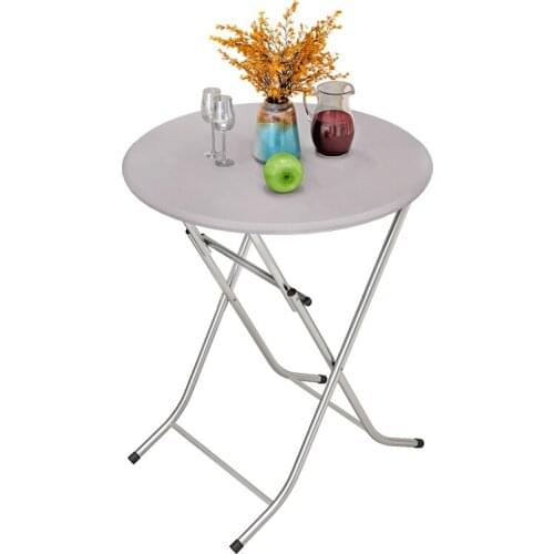 Folding Table Stall Outdoor Dormitory Folding Table Portable Small Table Simple Home Dining Round Table