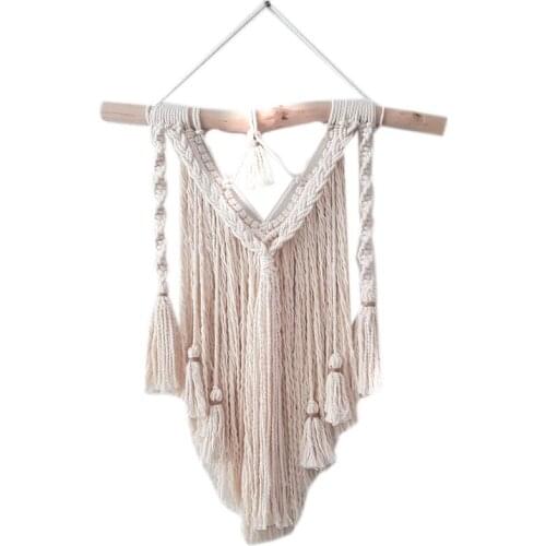 Layer Wave Macrame Wall Hanging Living Room Sofa Headboard Decoration Mandala Boho Decor Tapestry Room Decoration