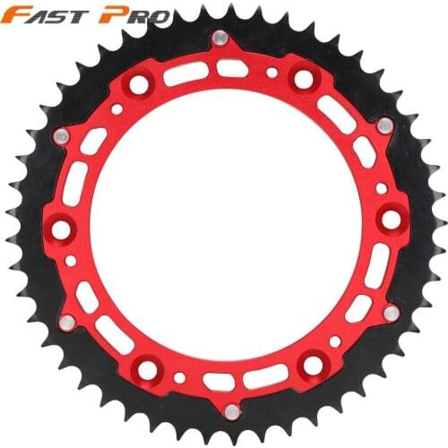 Motorcycle CNC 49T Rear Chain Sprocket For Honda CRF150L 2017 2018 2019 2020 2021 OEM:41201-K84-900