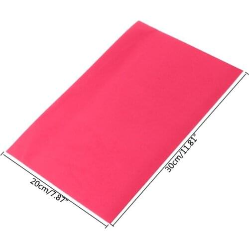 10Pcs 20x30cm Sponge Foam Paper 2mm Thickness Polyester Felt Fabric Sewing Sheet DIY Cloth Decor For Home Creative E56C