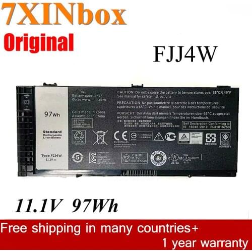 7XINbox 11.1V 97Wh FJJ4W FV993 PG6RC R7PND 8700mAh Original Laptop Battery For DELL Precision M6600 M6700 M6800 M4800 M4600